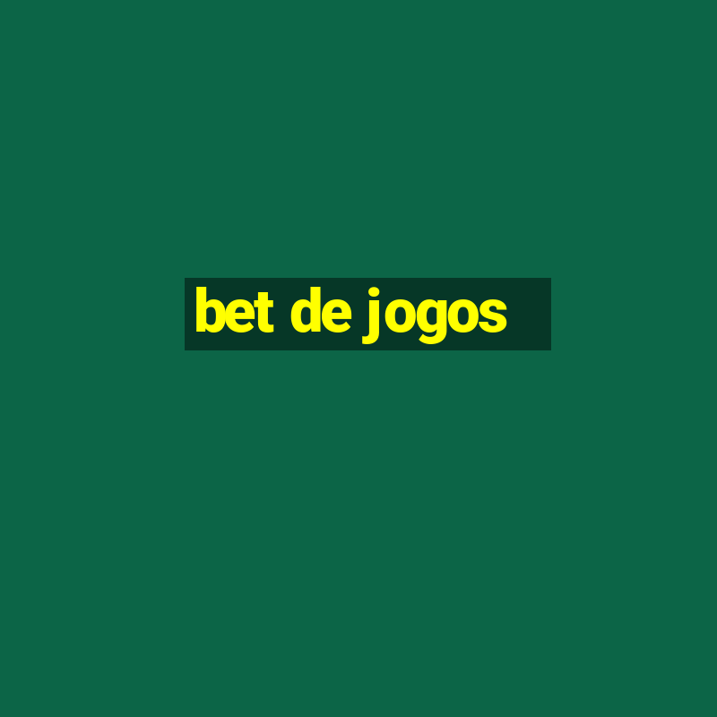 bet de jogos