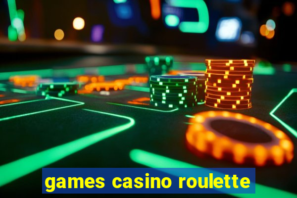 games casino roulette