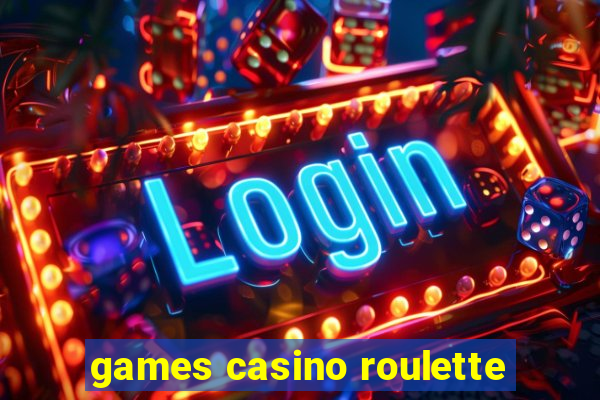 games casino roulette