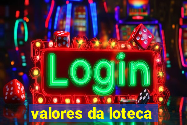 valores da loteca