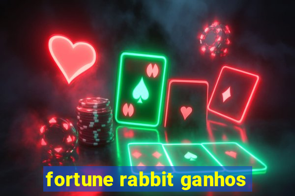 fortune rabbit ganhos