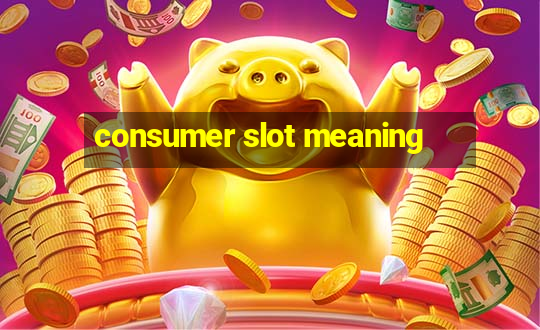 consumer slot meaning