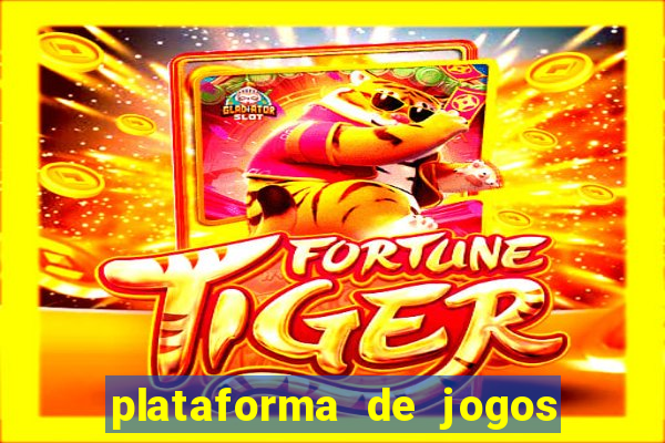 plataforma de jogos nova pagando