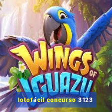 lotofácil concurso 3123