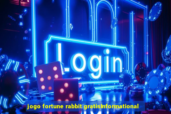 jogo fortune rabbit gratisInformational