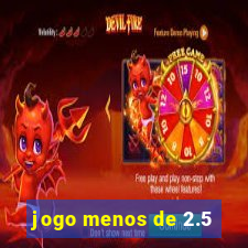 jogo menos de 2.5