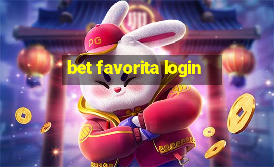 bet favorita login