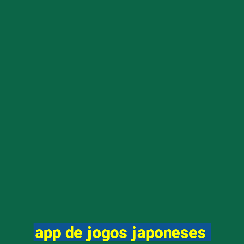 app de jogos japoneses