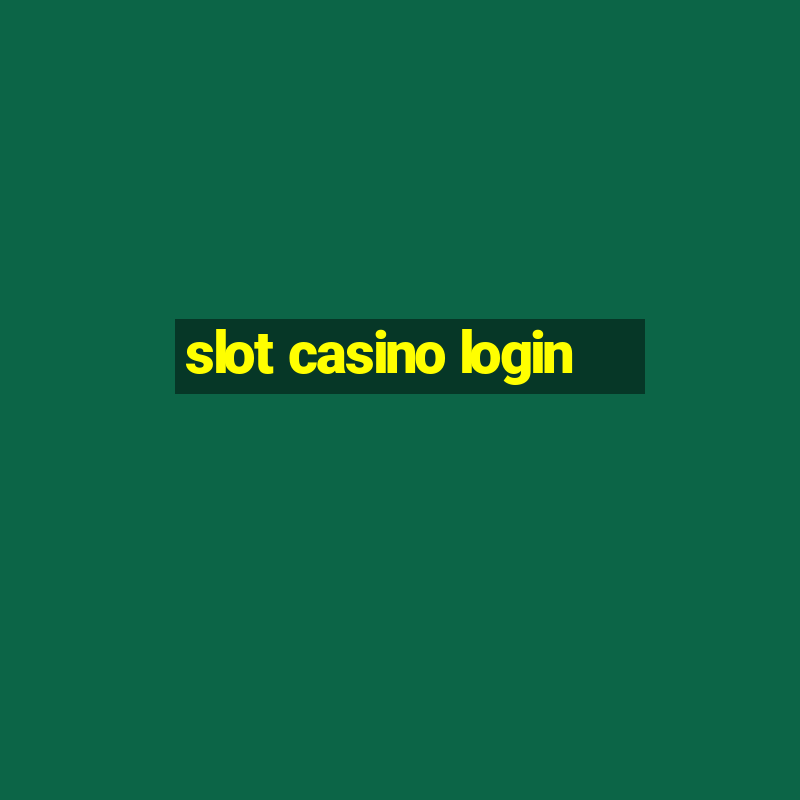 slot casino login