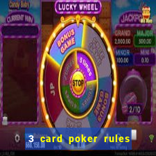 3 card poker rules in casino