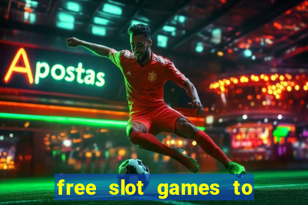 free slot games to win real money