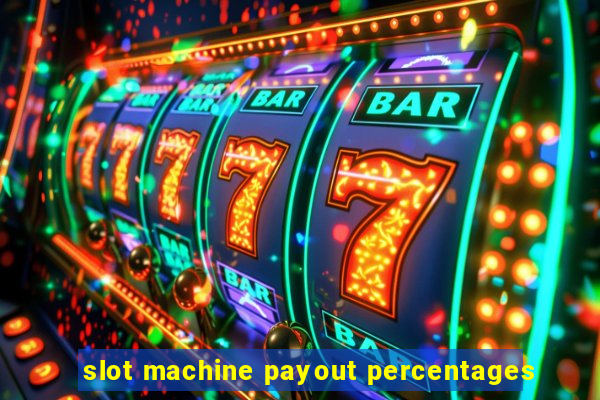 slot machine payout percentages