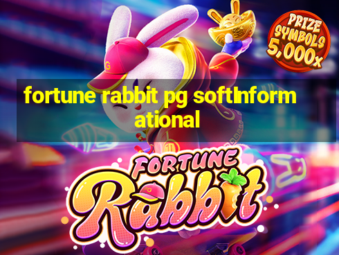 fortune rabbit pg softInformational