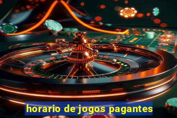 horario de jogos pagantes