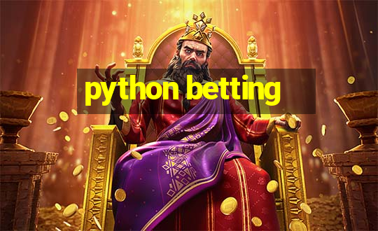 python betting