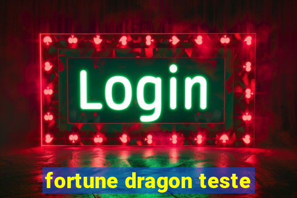 fortune dragon teste