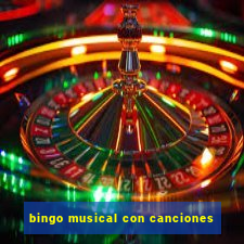 bingo musical con canciones