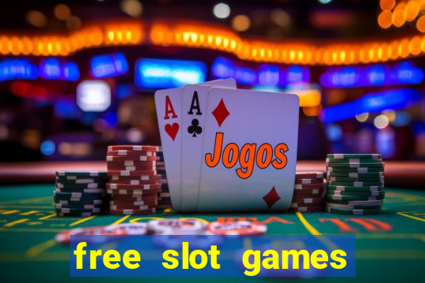 free slot games real money