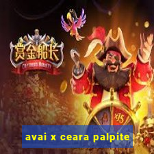 avai x ceara palpite