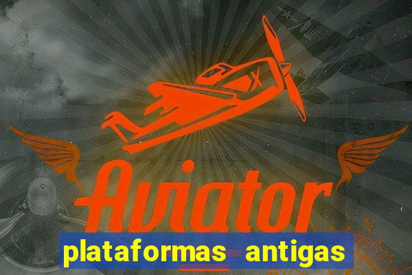 plataformas antigas de jogos