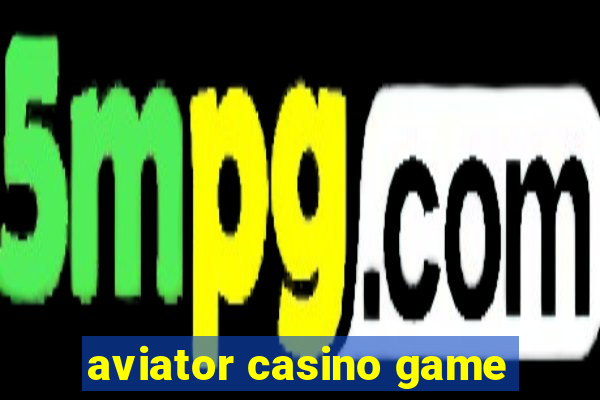 aviator casino game