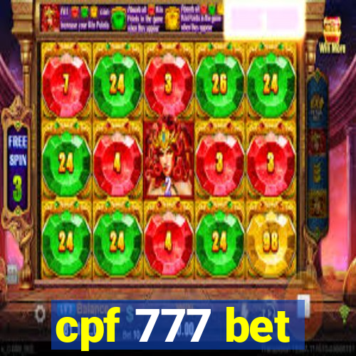 cpf 777 bet