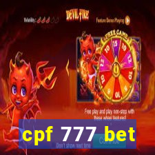 cpf 777 bet