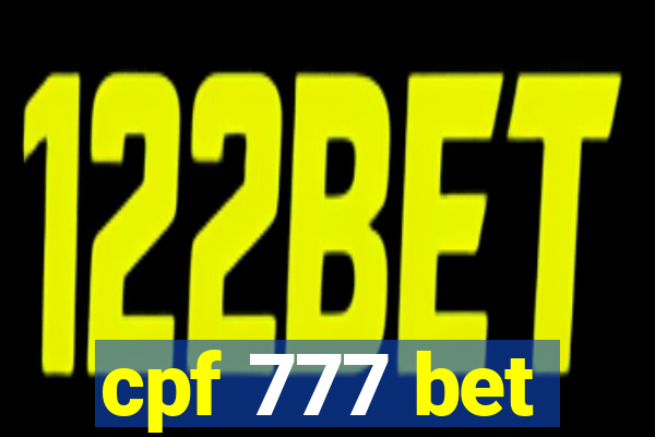 cpf 777 bet