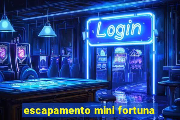 escapamento mini fortuna