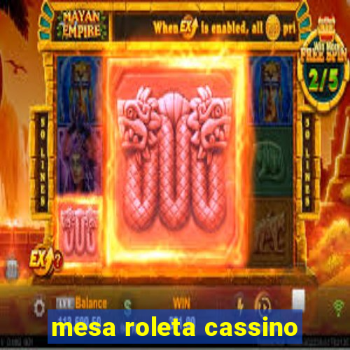 mesa roleta cassino