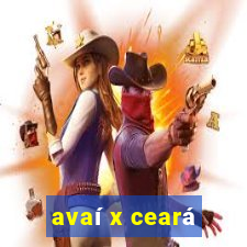 avaí x ceará