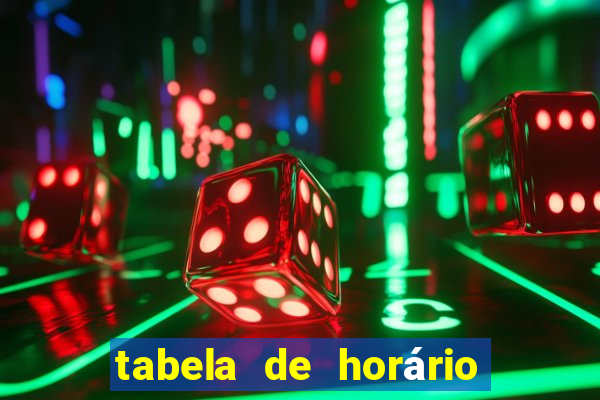 tabela de horário do fortune tiger