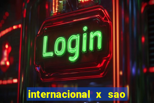 internacional x sao paulo palpite