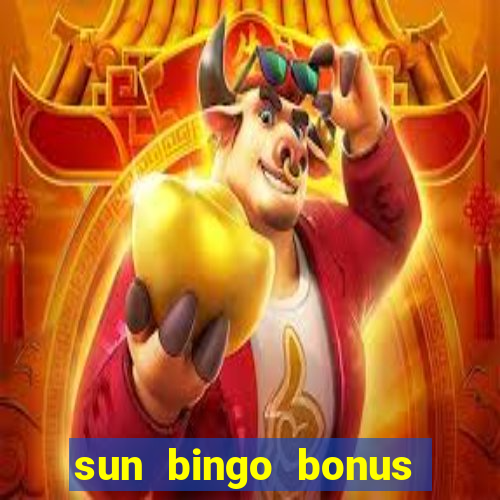 sun bingo bonus terms and conditions