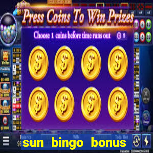 sun bingo bonus terms and conditions