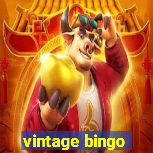 vintage bingo