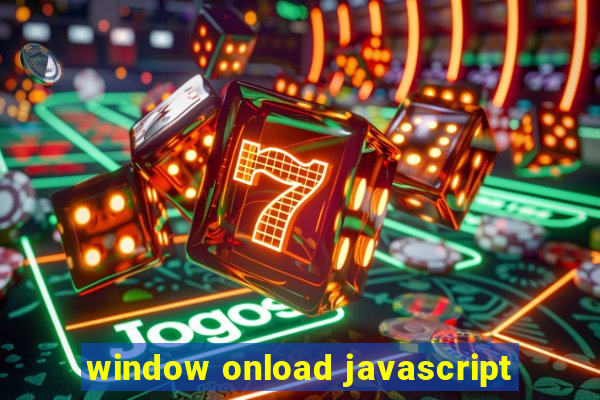 window onload javascript