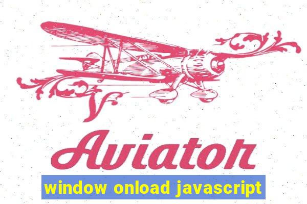 window onload javascript