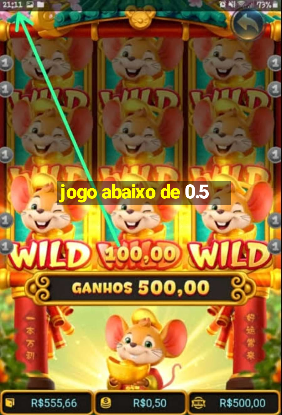 jogo abaixo de 0.5