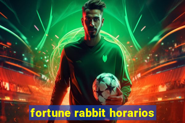 fortune rabbit horarios