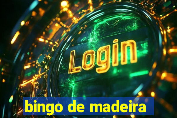 bingo de madeira