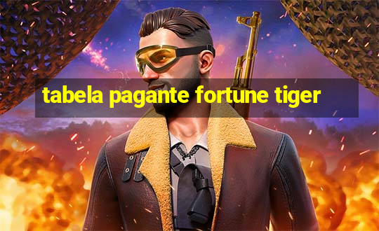 tabela pagante fortune tiger