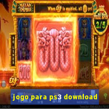 jogo para ps3 download