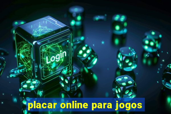 placar online para jogos