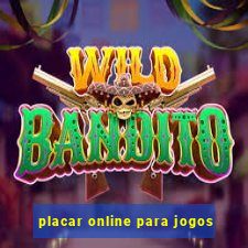 placar online para jogos