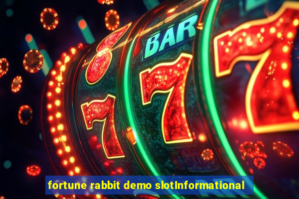 fortune rabbit demo slotInformational