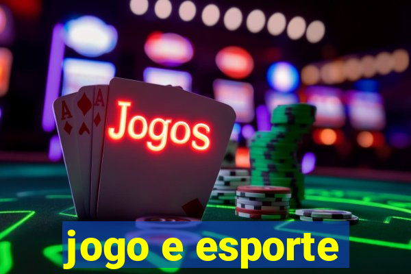 jogo e esporte