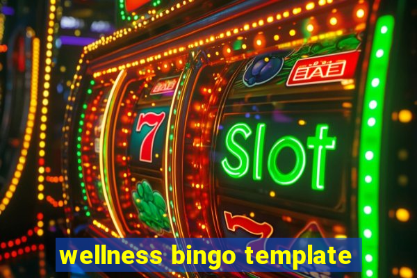 wellness bingo template