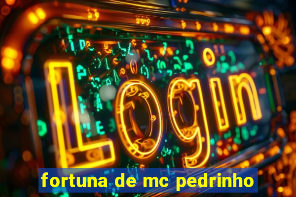 fortuna de mc pedrinho