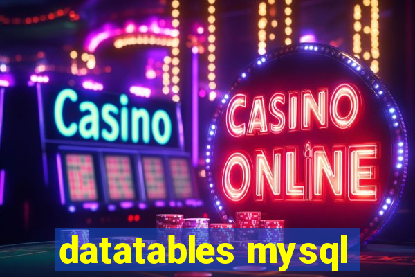 datatables mysql